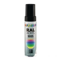 Crayon à vernis noir foncé brillant RAL 9005 12 ml 12 ml tige DUPLI-COLOR (Par 30)