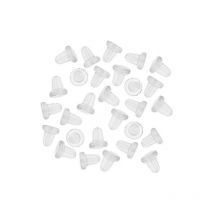 1000 pièces Fermoir pour boucles d'oreilles, capuchons pour boucles d'oreilles hypoallergéniques Bouchon pour boucles d'oreilles Dos en caoutchouc