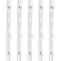 100w 118mm R7s Dimmable Halogen Pencil Bulb Warm White 2800k R7s Linear 1500lm Spotlight Ac220-240v For Home Lighting, Work, Security, Floor Lamp,