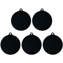 CREA 5 Pack Electric Induction Hob Protector Mat Anti-slip Mat , Black--