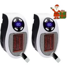 500 Watts Ceramic Fan Heater Mini Fan Heater Economical Portable Space Heater Plug-in Heater With - Crea