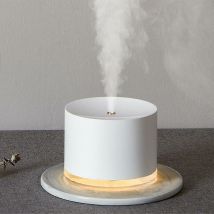 780ml Wireless Aroma Diffuser Air Humidifier Portable Rechargeable Essential Oil(1pcs,white) - Crea