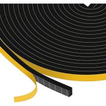 Adhesive Weather Stripping Foam Tape 6mm(w) x 3mm(t) 3 Rolls,total 15m Long - Crea