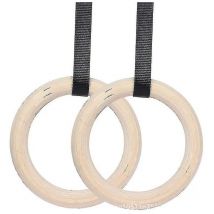 Birch Gymnastics Ring, Professional Adjustable Fitness Ring, a Pair Of 28 Birch Rings - Crea