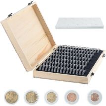 Boîte de rangement pour pièces de monnaie en bois, boîte de rangement pour pièces de monnaie, collection commémorative 18 mm/20 mm/23 mm/25 mm/27