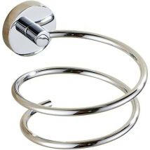 Chrome Wall Mounted Hair Dryer Holder, 304 Stainless Steel Hair Dryer Storage/holder, Bathroom Accessories - Crea