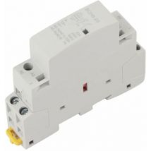 Contacteur à ac du Rail,DIN 20A 2 Pôles 1NO 1NC 50 / 60HZ Contacteur à Bobine 220V(220V/230V) - Crea