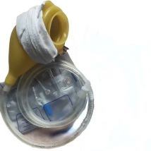 CREA Ensemble de sacs de collecte d'urine pour hommes avec sangle pour incontinence urinaire 1000 ml