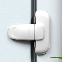 CREA Home Refrigerator Fridge Freezer Door Lock, Latch Catch Toddler Kids Child Fridge Locks Baby Safety Child Lock, Easy To Install And Use 3m
