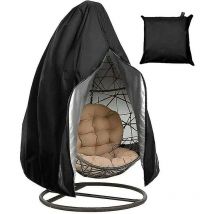 Crea - Housse de Chaise Suspendue pour Chaise Suspendue Housse de Chaise Suspendue imperméable Coupe-Vent résistant à l'hiver pour Patio Patio Chaise