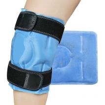 Ice Pack For Knee Pain Relief, Reusable Gel Ice Wrap For Leg Injuries, Swelling, Knee Replacement Surgery, Cold Compress Therapy - Crea