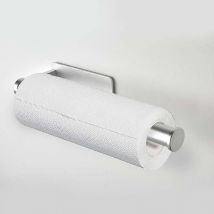 Kitchen Roll Holder No Drilling, Kitchen Paper Holder Wall Mounted Kitchen Roll Holder Storage Organizer, Aluminum - Crea