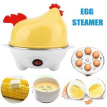 Mini Electric Egg Cooker 6 Eggs Automatic Steamer Boiler Kitchen Tools - Crea