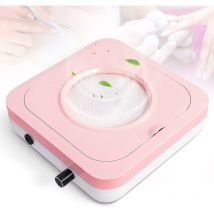 Nail Dust Collector 80w Electric Vacuum Nail Fan Suction Machine Pink Nails Vacuum Dust Collector For Salon And Home Nail Polish Removal Dust - Crea