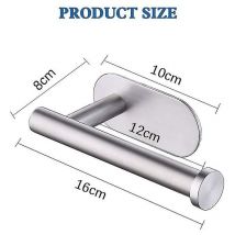 Porte-rouleau de papier toilette autocollant en acier inoxydable, aucun perçage nécessaire, forte adhérence et étanche. - Crea