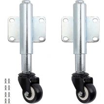 Rolling Gate Wheel 6cm, Extension Gate Suspension Caster, Gate Support Caster For Wooden Gate,yard Fence,load Capacity 50kg - Crea
