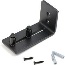 CREA Rolling Guide For Sliding Door - With 2 Rollers - For Sliding Doors - Black
