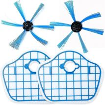 Side Brush And Hepa Filter For Philips Robot Fc8013 Fc8774 Fc8772 Fc8776 Vacuum Cleaner Replacement Parts - Crea