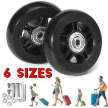 Silent Trolley Case Suitcase Universal Wheel Rubber Runner Suitcase Bearing Repair Kit 40mm18mm - Crea