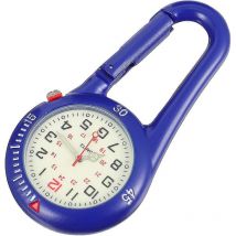 Sports Clip On Watch Backpack Carabiner Watch Glow In The Dark Clip-on Pocket Watch For Hiking Climbing Travel - Crea
