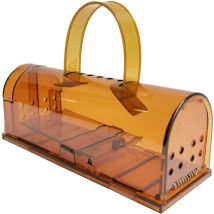 Trampa para ratas 4 ratas - Trampa para ratas de captura y liberación viva - Cocodrilo pequeño no letal - Roedores pequeños - Exterior interior - Crea