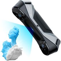 CR-Scan Raptor Scanner 3D, precisione metrologica di 0,02 mm, velocità di scansione di 60 fps, scansione anti-vibrazione, scanner a luce blu e