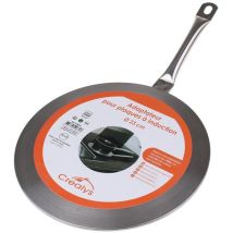 Crealys - Crealys Edelstahl-induktionsplatte Ø 23 Cm (14,5") - 510872 - 3367305108723