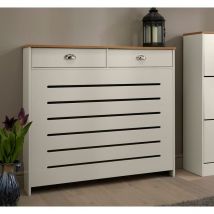 Galiflo - Cream Radiator Cover with Storage Drawer 1115 x 965mm Medium