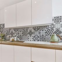 Paraschizzi Adesivo - Cementine Tortora L 180 X H 60 Cm
