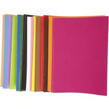 Creativ 79026 - Fogli in schiuma eva, formato A4, 21 x 30 cm, spessore 2 cm, autoadesivi, 30 fogli