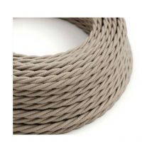 Creative-cables Italia - Creative-cables câble textile en coton au mètre tc43 2x0.75mm - xz2tc43