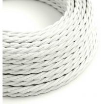Cavo treccia 3x0,75 rivestito in seta bianco x3tm01 - Creative-cables Italia