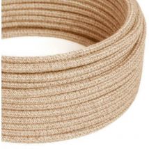 Creative-cables italy 2x0.75 round jute coated cable xz2rn06