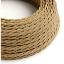 Creative-cables Italia - Creative-cables italy 3x0.75 jute coated braided cable xz3tn06