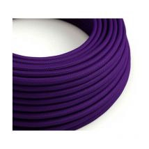 Creative-cables textilkabel pro meter imperial glänzend lila rm14 2x0,75mm - xz2rm14