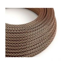 Creative-cables textilkabel pro meter schwarz mit kupfergeflecht rr02 3x0.75mm - xz3rr02