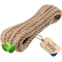 Juteseil Natur Robust & Langlebig Für Diy & Deko 40 M X 20 Mm