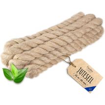 Juteseil Natur Robust & Langlebig Für Diy & Deko 35 M X 40 Mm