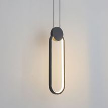 Creative Nordic Pendant Lights Stylish Modern Pendant Light Led Minimalist (Black) Pendant Lights Indoor Warm White For Bedroom Cafe Office