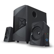 Creative Sbs E2500 Système De Haut-parleurs Hautes Performances 2.1 Bluetooth Avec Caisson De Basses Pour Téléviseurs Et Ordinateurs, Noir (