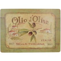Creative Covers Extra-Large Olio d Oliva de Kork Tischdecken, Set de 4 - Creative Tops