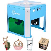 Creatorally K6 Lasergravurmaschine, Mini, Keine Installation Erforderlich, 3000MW Desktop-Graviermaschine, Einfach Für Heimanfänger, Tragbar, Mit