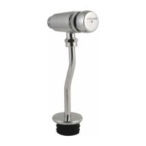 Creavit - Urinal Pissoir Druckspüler Aufputz mit Zubehör selbstschliessend DN15 Messing Chrom Urinalspüler