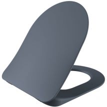 Duroplast wc Sitz Toilettensitz Absenkautomatik Softclose Basalt Matt - Creavit