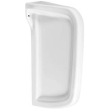 Urinaltrennwand – Keramik – Weiß – 61 cm Höhe – 9 cm Breite – 36,3 cm Tiefe