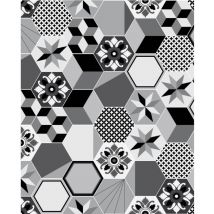 Crédence adhésive carreaux en aluminium Exa