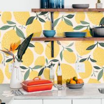 Crédence Adhésive Citron 100 x 50 cm