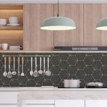 Stickerdecofr - Credence Adhesive Geometric Art 400 x 50 cm