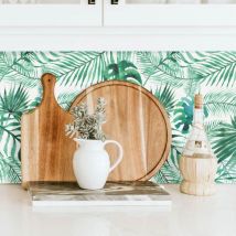 Stickerdecofr - Crédence Adhésive Jungle Aquarelle 300 x 50 cm