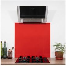 Alucouleur - Crédence Alu Rouge ral 3020 -h 50 cm x l 50 cm de 1,5mm